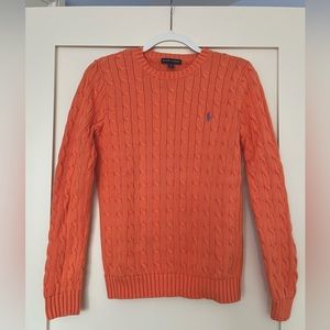 Ralph Lauren Peach Cotton Sweater